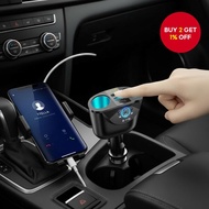 66W,USB-C 2-5,QC3.0,。  66W Pengecas Kereta Pantas Dengan Port USB-C Berganda 2-5 QC3.0 Skrin Digital