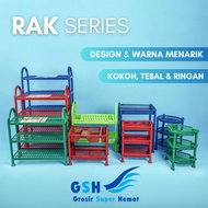 GSH - High Way Series Rack Various Shapes & Sizes Stacking 2/s 3/s 4/s 5 Multipurpose Plastic Square