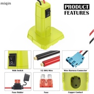 miqin Power Wheels Adapter For Ryobi 18V Battery With Fuse Switch DIY Battery Adapter Connector For 