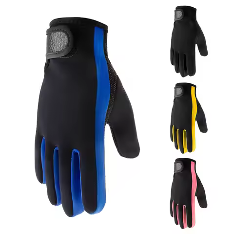 1.5mm Wetsuit Gloves Neoprene Gloves Diving Surfing Spearfishing Snorkeling Warm Gloves For Fishing 