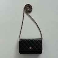99新🆕 全配有購證🙌🏻 Chanel 香奈兒 Classic WOC 黑色金釦