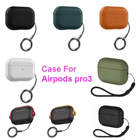Protective Case For Apple Airpods pro3 Cover TPU Bluetooth Earbuds Case For Air Pods pro 3 Earphone 