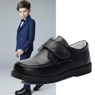 YuChuanเด็กหนังโรงเรียนรองเท้าชายหล่อรองเท้าชุดของแท้คลาสสิกยางสีดำรองเท้าประสิทธิภาพ