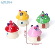 cc Mushroom House Figurine Flower Planter Decor Accessories Supplies for Doll House DIY Decor Model 
