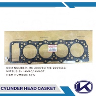 CYLINDER HEAD GASKET 61 MITSUBISHI 4M40/4M40T ME-200754/ ME-200753G (1PC)