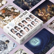 188男团周边三寸盒装55张镭射小卡拍立得照LOMO卡生日礼物188 men's group peripheral 3-inch box with 55 radium sheetsyga902my20