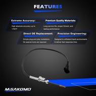 Exhaust Gas Temperature Sensor, EGT Compatible with 2011-2016 Ford F250 F350 F450 F550 Super Duty 6.