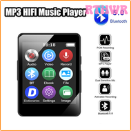 เครื่องเล่น MP3แบบพกพา RTHWR เครื่องเล่นบลูทูธสเตอริโอมินิ MP4เล่นวิดีโอพร้อมหน้าจอ LED บันทึกวิทยุ FM สำหรับ Mp3เพลงวอล์คแมน