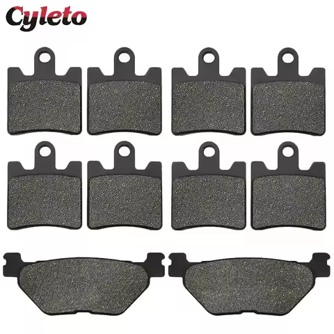 Cyleto Motorcycle Parts Front or Rear Brake Pads for Yamaha FJR1300 FJR 1300 A/AE/AS/ES 2006 2007 20