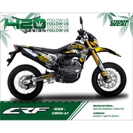 CRF 150L DECAL STICKER - CRF 150L FULLBODY STICKER ACCESSORIES - CRF 150L STRIPING DECAL - CRF150L