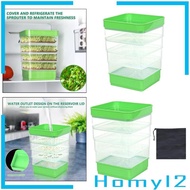 [HOMYL2] Seed Kits Multipurpose Microgreens Growing Tray Mini Plant Grow Tray for Grass Beans Broccoli Alfalfa Seeds Wheat