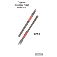 HITAM Food tongs/fried food tongs/black tongs/bread tongs heat-resistant food tongs kitchen tools ki