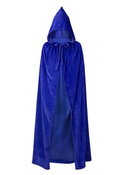 Halloween Cloak Role-playing Wizard Robe Warm Hat Party Performance Costume Polyester Fabric 18-25 Y