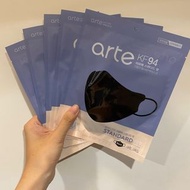 現貨 韓國arte KF94 黑色口罩 5個