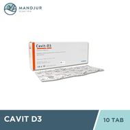 Cavit D3 Strip 10 Tablet - Suplemen Kebutuhan Kalsium