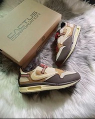 【🔥Travis Scott 倒鉤】CACT.US CORP x Nike Air Max 1 “Baroque Brown”巴洛克棕 Travis Scott 倒鉤 男女同款