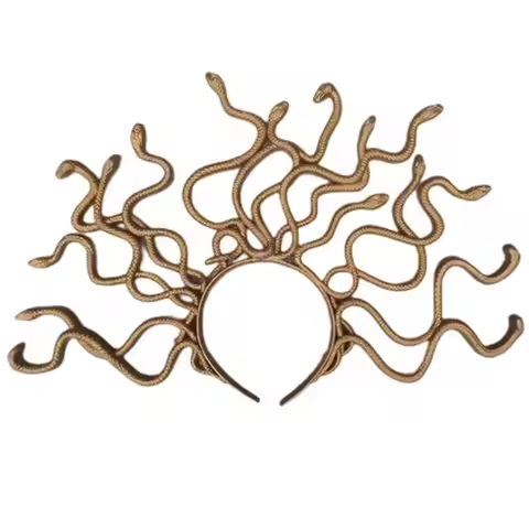 Vintage Medusa Snake Costume Headband halloween Medusa Headband Cosplay Dressup Halloween Costume Pa