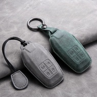 Leather Car Remote Key Case Cover for Ferrari F430 488 458 F12 Roma 812 F8 Auto Key Shell Fob Protec