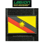 PATCH Sarawak Flag PVC Patch - Bendera Sarawak
