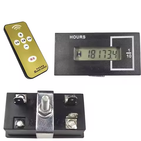 1Pc Hour Meter For Daewoo Doosan 2528-9040 Mechanical Hours Timer Generator Diesel Petrol Engine Exc