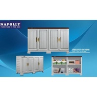 Cabsulfet 454 Papan - Bufet Tv Plastik Napolly 4 Pintu / Kitchen Set