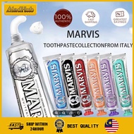 【 Original】Marvis Tootpaste Whitening Toothpaste Jasmin Mint 85ml/75ml Fluoride Brightening Freshens