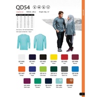 QD54 OREN SPORT UNISEX MICROFIBER ROUNDNECK LONG SLEEVE T-SHIRT