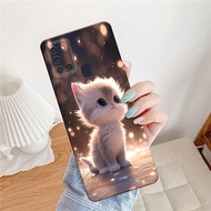 Samsung Galaxy A21S Case - Fashion Cat Case - Samsung Galaxy A21S Softcase - Samsung Galaxy A21S Cas