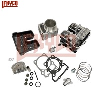 Motorcycle Cylinder Head Assembly Camshaft Kit for Kawasaki KLX250 KLX300 LONCIN CR6 LX300-6A VOGE 3