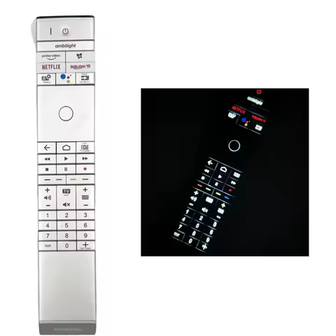 Original Voice Remote Control SRC-4522 For Philips 4K UHD OLED Android TV 48OLED806/12, 55OLED936/12