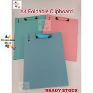 🔥(Ready Stock) Clipboard Writing Pad Morandi Color, Foldable Clipboard, File Folder Organizer, File