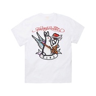 #FR2 Angel Rabbit print Angel Rabbit couple short-sleeved T-shirt