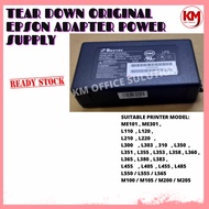TEAR DOWN ORIGINAL EPSON ADAPTER POWER SUPPLY L210 L220 L360 L380 L120 L110 L300 L310 L350 L355 L455