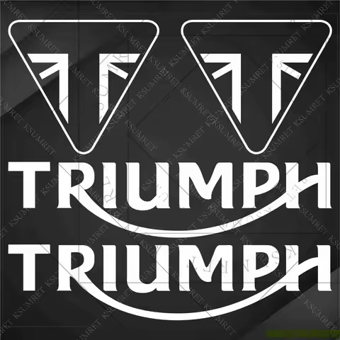 For Triumph Motorcycle Stickers Logo Decal Tank Emblem TFC TWIN Scrambler Bobber Waterproof