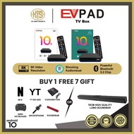 🏆 Top Service 🏆NEW EVPAD 10P / 10S / 6P / 5X（4GB RAM + 64GB ROM）Hot Item in Malaysia🔥（Andriod 10 TV BOX）EVPAD TV Box
