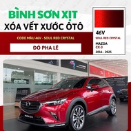 Sơn Xịt Xóa Vết Xước Cho Xe MAZDA CX-3 Màu ĐỎ PHA LÊ Code 46V - SOUL RED CRYSTAL Chính Hãng OH PAINT