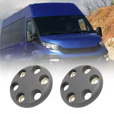1 Pair Wheel Cover Wheel Centre Cap For Iveco Daily III/IV 1999 -2013 35C 40C 50C 1998 - 2013 938244