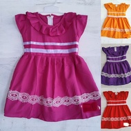1 2 YEAR OLD CHILDREN'S DRESS ️ CUTE CLOTHES ️ REAL PIC ️ PREMIUM CUTE LACE Ruffled GIRLS' DRESS