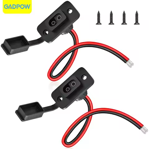 Gadpow 30CM 12AWG SAE Cable Connector Car Battery Expansion Bidding Embedded Plug Socket for Solar G