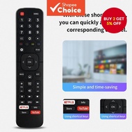 Replacement Remote Control for Hisense Smart LCD LED TV Not for fire & roku TV