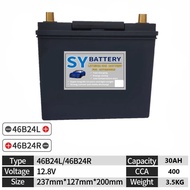 SY Battery แบตเตอรี่สำหรับรถยนต์ แบบลิเธียมฟอสเฟต LiFePO4 12V 25-100 Ah เหมาะสำหรับรถ เรือ รถบรรทุก