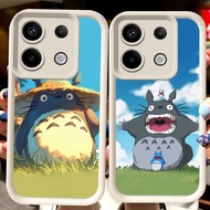 H63 Totoro White Casing for Xiaomi Redmi 13C 15C 13X poco M6 13T X6 Neo Note 13 Pro Plus 5G