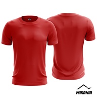Red Plain Microfiber Jersey T-Shirt | Jersi T-shirt Microfiber Kosong Merah (UNISEX)