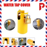 Water Tap Meter Lock Cover Metal Yellow Anti-Theft Cover Pengunci Meter Air / 水龙头锁