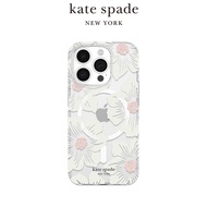 【kate spade】iPhone 15系列 MagSafe 精品手機殼 經典蜀葵/ iPhone 15 Pro Max