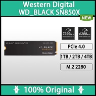 Western Digital WD SN850X WD_BLACK SN850X 1TB 2TB 4TB SSD M.2 2280 NVMe PCIe Gen 4.0x4 SSD Internal 