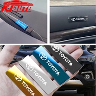 Toyota Car Body Fender Side Metal Emblem Sticker Auto Window Decorative Stickers Car Wiper Sticker F