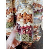 Mixed nuts with 5 types of nuts - Mixed nuts - Whole dried nutritious cereal (500Gr)