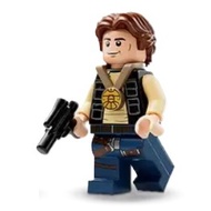 Original Lego Star Wars - Han Solo (Celebration, Wavy Hair) 75365 Minifigure new