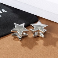 Five-pointed Star Earrings Design Unique Fashion Retro Avant-garde H5NF